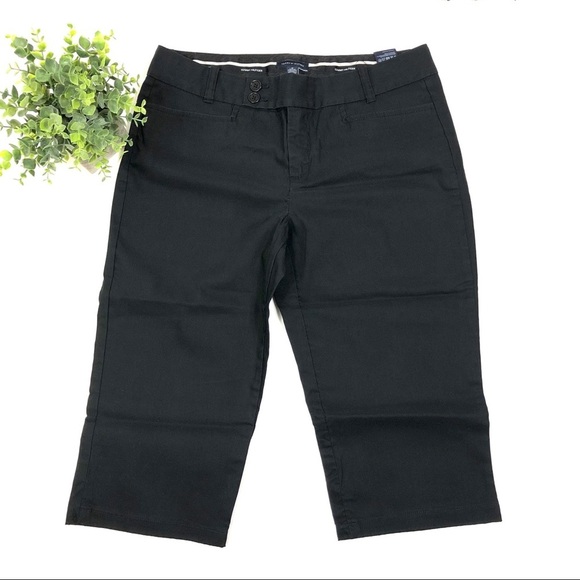 Tommy Hilfiger Ladies Capri/ Cropped black size 10 - Picture 1 of 8